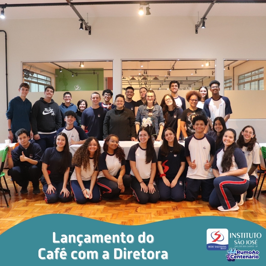 Café com a Diretora reúne estudantes do 9º ano e Ensino Médio