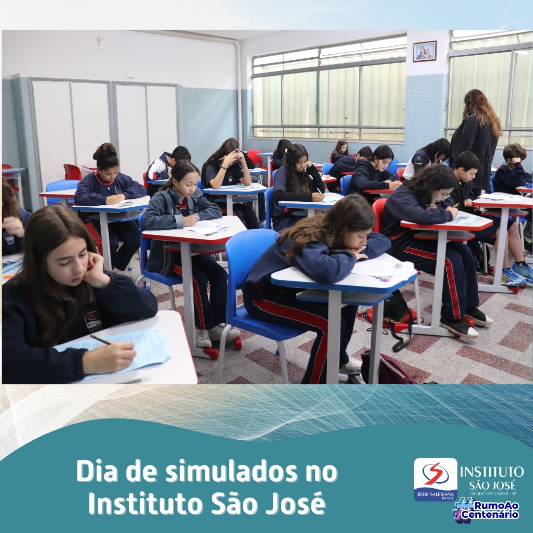 Sábado de simulados no Instituto São José