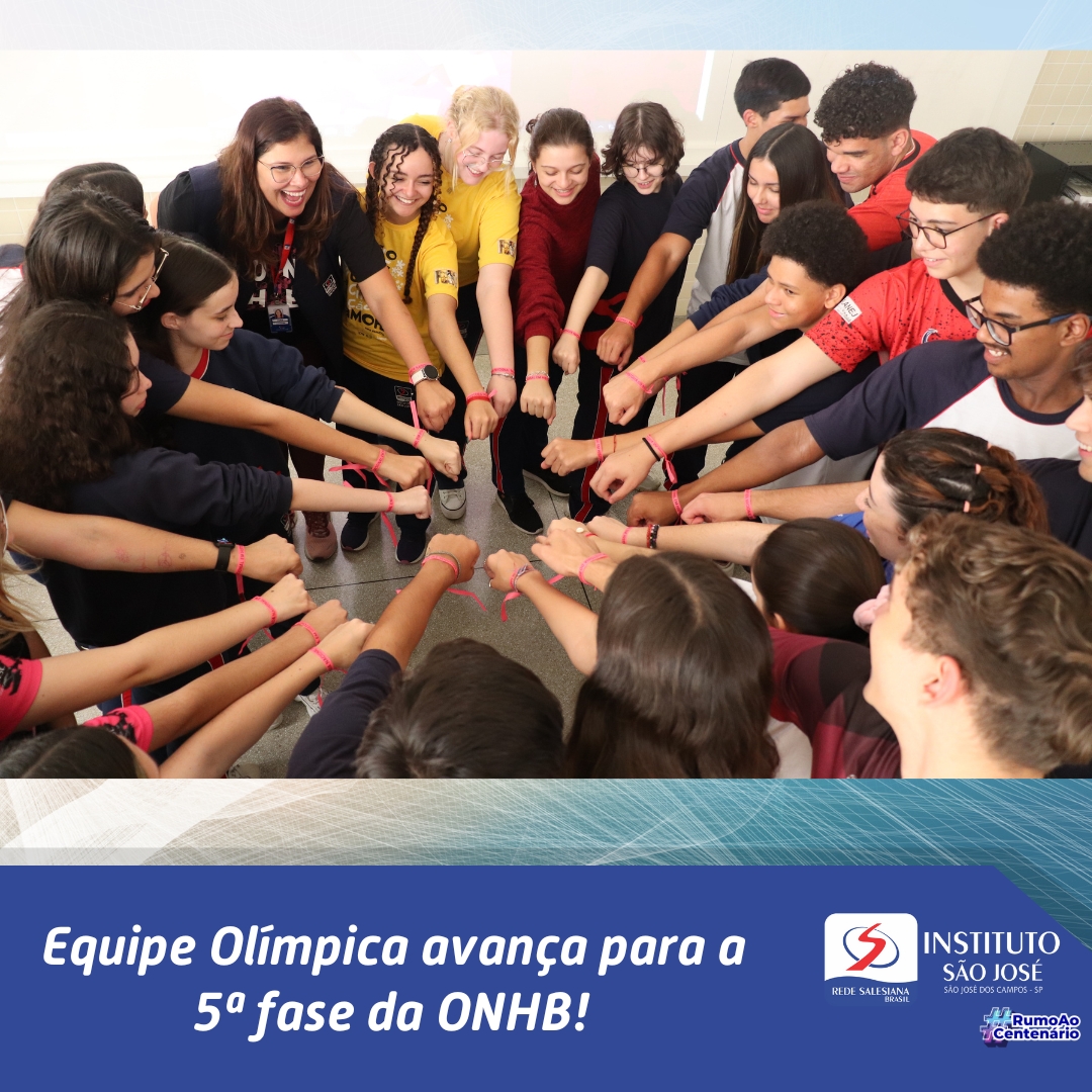 A Equipe Olímpica do Instituto São José avançou para a 5ª fase da ONHB