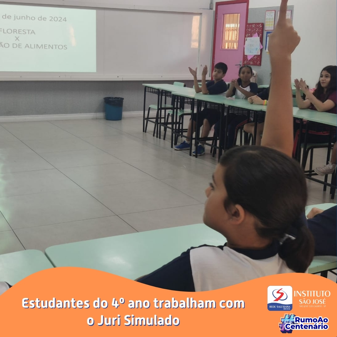 Juri Simulado com estudantes do 4º ano