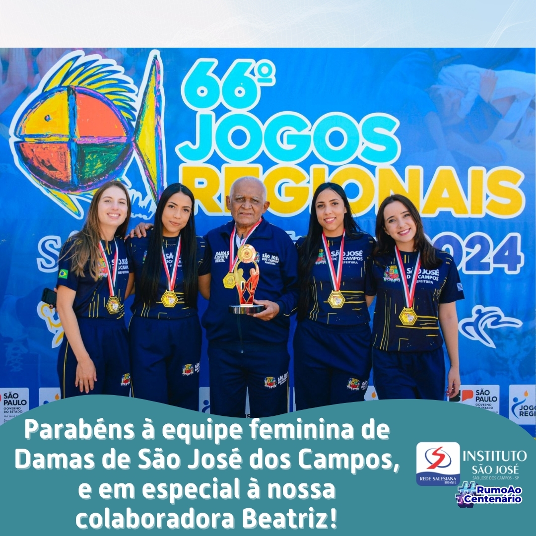 Colaboradora do Instituto São José é medalha de ouro nos Jogos Regionais!