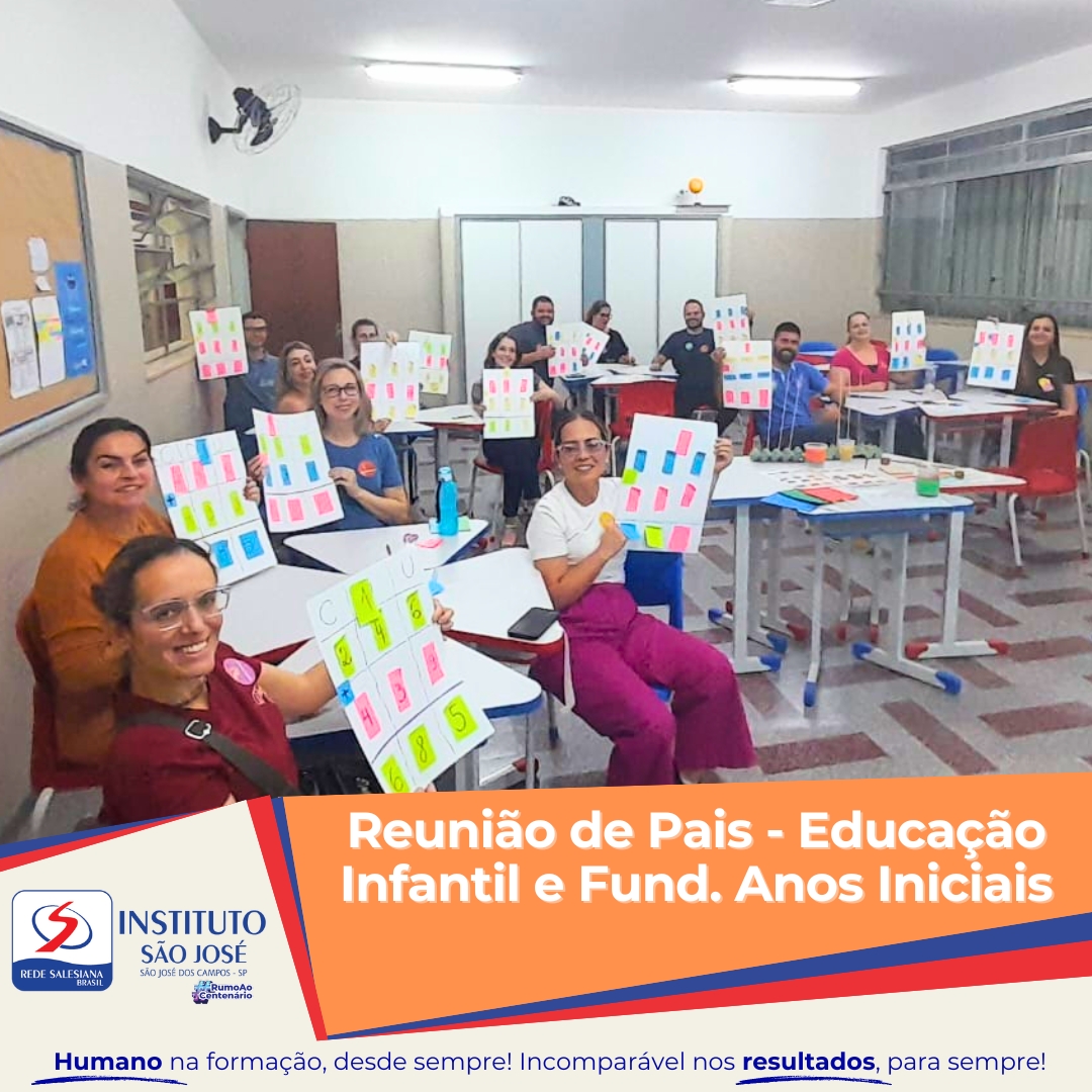 Reunião de Pais dos estudantes da Educação Infantil e Anos Iniciais