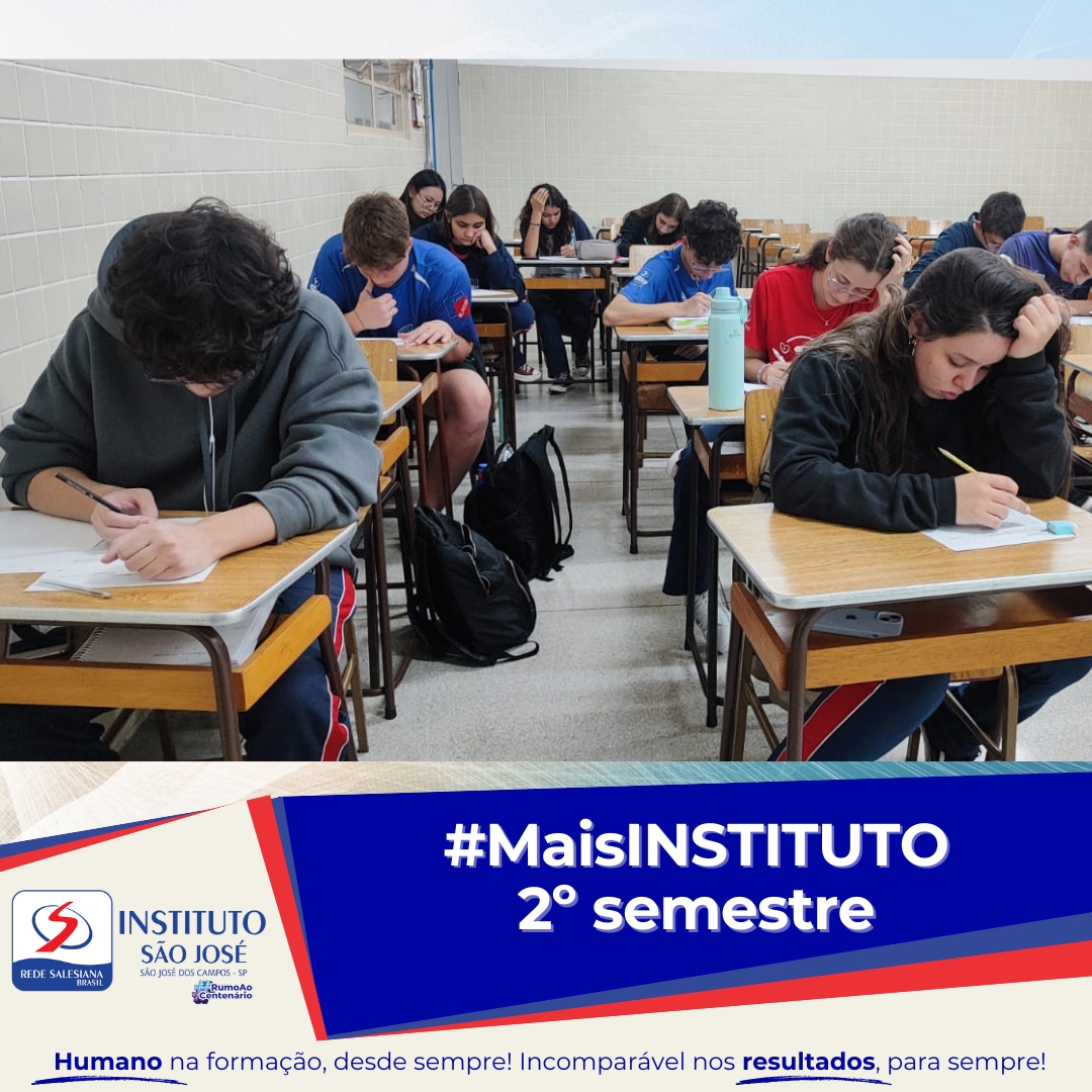 Segundo semestre #MaisINSTITUTO