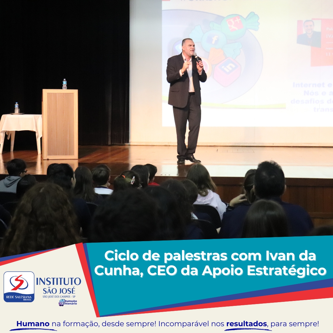 Ciclo de palestras com Ivan da Cunha, CEO da Apoio Estratégico