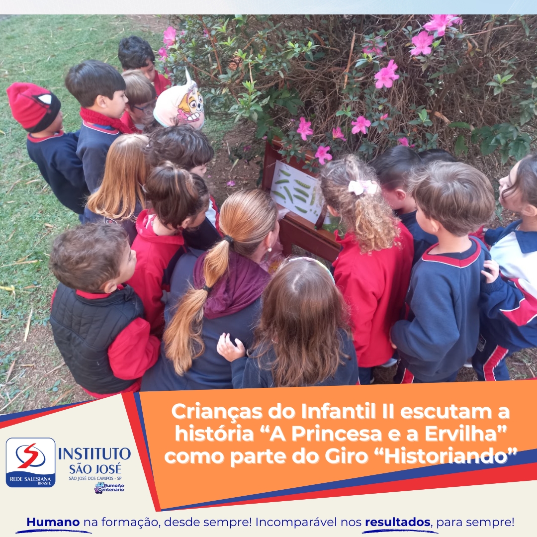 Crianças do Infantil II participam do Giro "Historiando"