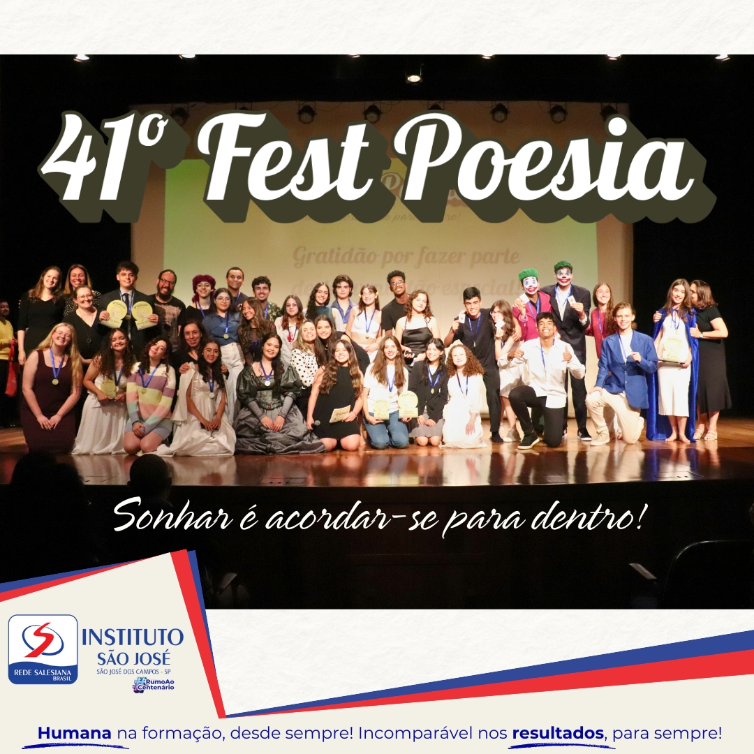 Estudantes mostram todo o seu talento no 41º Fest Poesia