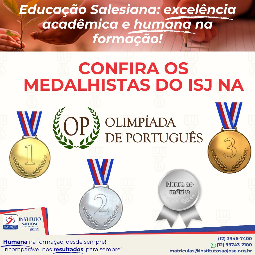 Hoje é dia de apresentar as nossas medalhistas na OP — Olimpíada de Português