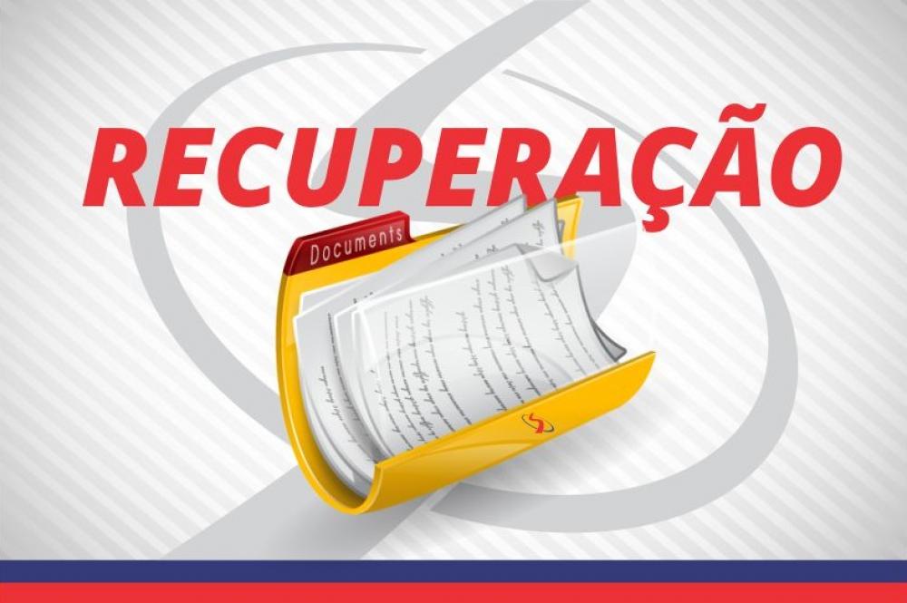 Horário da Recuperação - 2º Trimestre 2016