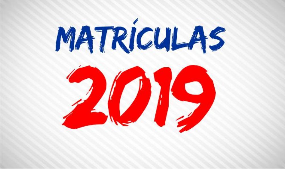 Matrículas 2019
